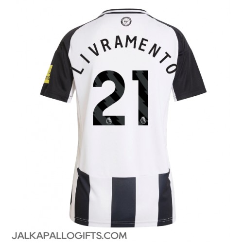 Newcastle United Tino Livramento #21 Kotipaita Naiset 2024-25 Lyhythihainen